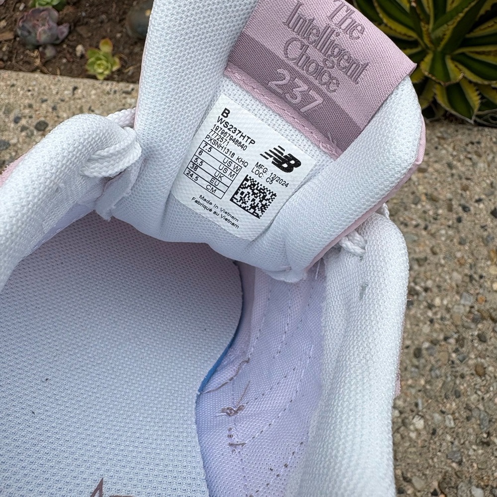 New Balance 237 Pink Purple Rose Violet Sneakers - Picture 5 of 11